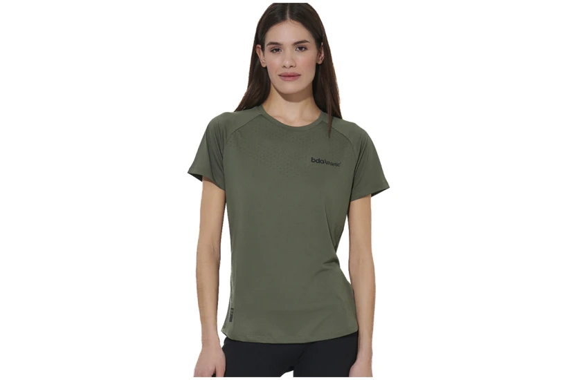 Body Action Training Γυναικείο Κοντομάνικο T-Shirt Χακί