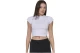 Body Action Stretch Jersey Γυναικείο Κοντομάνικο Cropped T-Shirt Λευκό