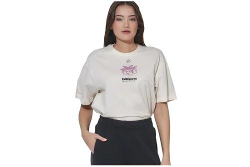 Body Action Graphic T-Shirt Γυναικείο (051629 WHITE ALYSSUM-05A)
