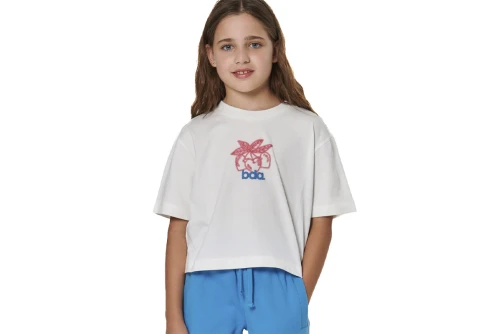 Body Action Graphic T-Shirt (052603 WHITE ALYSSUM-05A)