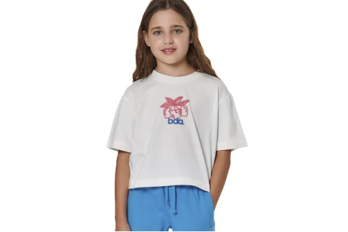 Body Action Graphic T-Shirt (052603 WHITE ALYSSUM-05A)