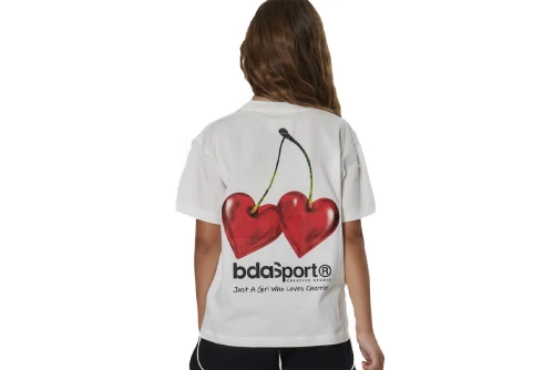 Body Action Floral Print T-Shirt (052604 WHITE ALYSSUM-05A)