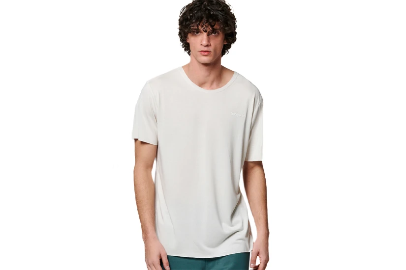 Body Action Modal Ανδρικό Κοντομάνικο T-Shirt Εκρού