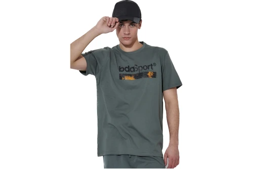 Body Action Logo T-Shirt Ανδρικό (053616 BALSAM GREEN-07A)