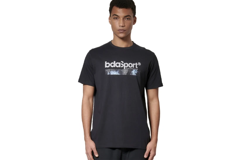 Body Action Logo Ανδρικό Κοντομάνικο T-Shirt Μαύρο