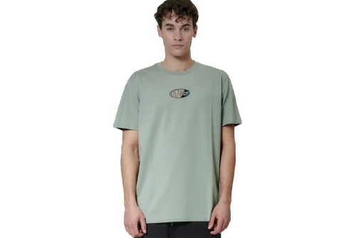 Body Action Graphic T-Shirt Ανδρικό (053628 PISTACHIO GREEN-07A)