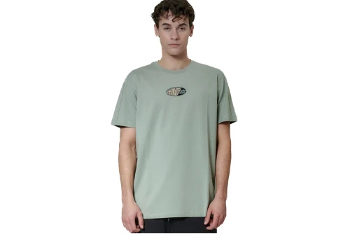 Body Action Graphic T-Shirt Ανδρικό (053628 PISTACHIO GREEN-07A)