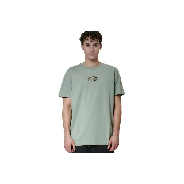 Body Action Graphic T-Shirt Ανδρικό (053628 PISTACHIO GREEN-07A)