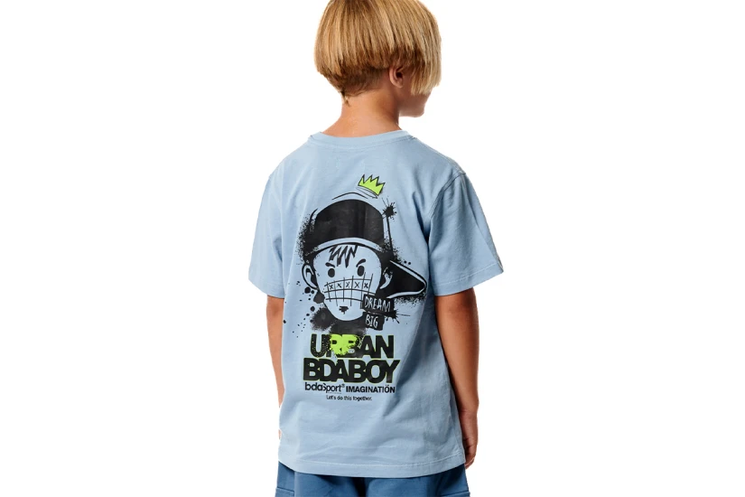 Body Action Παιδικό Κοντομάνικο T-Shirt Σιέλ