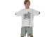 Body Action Heavy Jersey Graphic Παιδικό Κοντομάνικο T-Shirt Λευκό