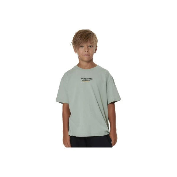 Body Action Heavy Jersey Graphic T-Shirt (054606 PISTACHIO GREEN-07A)
