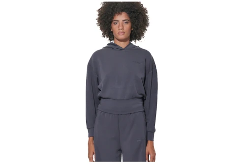 Body Action Crop Modal Hoodie Γυναικείο (061622 EBONY BLUE-04E)