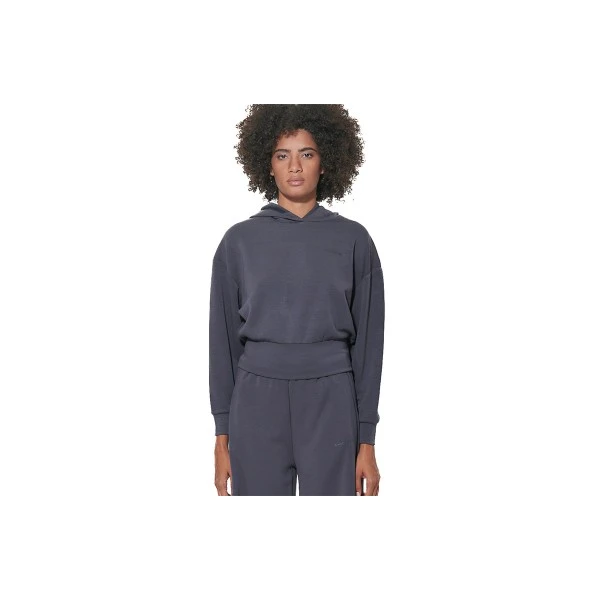 Body Action Crop Modal Hoodie Γυναικείο (061622 EBONY BLUE-04E)