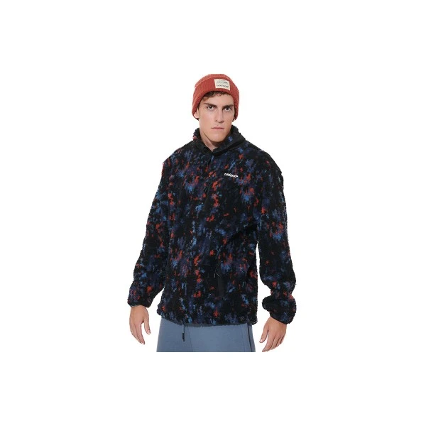Body Action Printed Μπλούζα Sherpa Με Φερμουάρ Ανδρική (063613 MIDNIGHT CITY BOULEVARD)