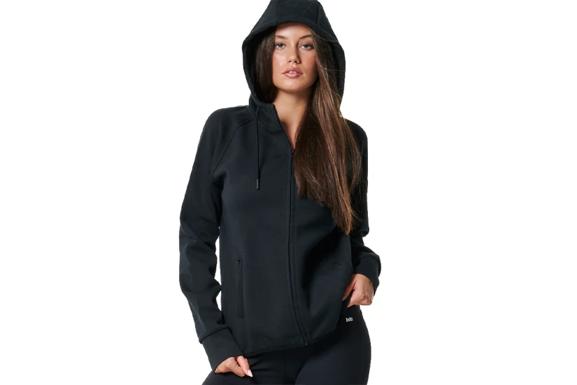 Body Action Sportstyle Tech Fleece Γυναικεία Ζακέτα Με Κουκούλα