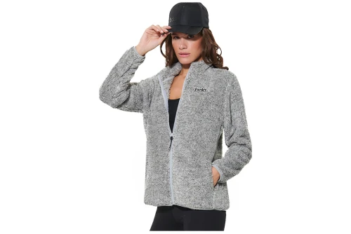 Body Action Fluffy Ζακέτα Fleece Γυναικεία (071624 HEATHER GREY-03A)