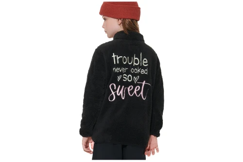 Body Action Fluffy Ζακέτα Sherpa (072606 BLACK-01)