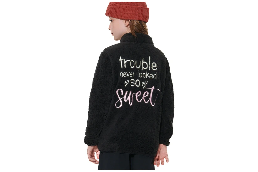 Body Action Fluffy Ζακέτα Sherpa (072606 BLACK-01)