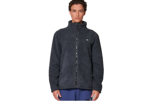 Body Action Bonded Ζακέτα Sherpa Ανδρική (073533 SKY GREY-03B)