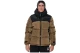 Body Action Two-Tone Μπουφάν Puffer Ανδρικό (073621 CROCODILE GREEN-BLACK)
