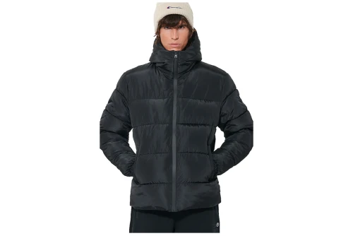 Body Action Hooded Μπουφάν Puffer Ανδρικό (073622 BLACK-01)