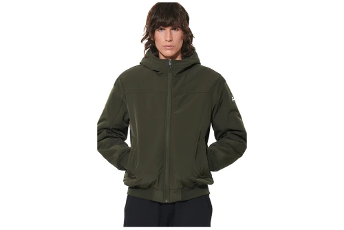 Body Action Hooded Μπουφάν Bomber Ανδρικό (073623 KHAKI GREEN-07E)