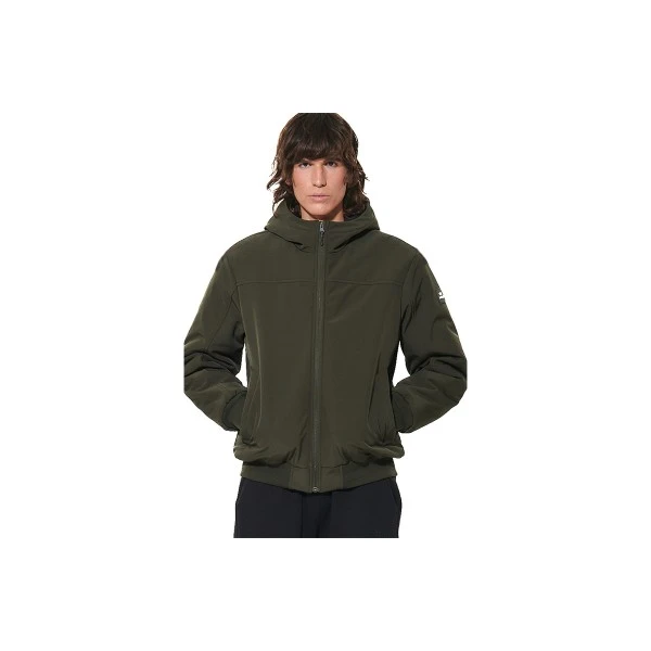 Body Action Hooded Μπουφάν Bomber Ανδρικό (073623 KHAKI GREEN-07E)
