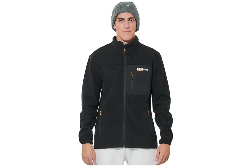 Body Action Polar Ζακέτα Fleece Ανδρική (073626 BLACK-01)