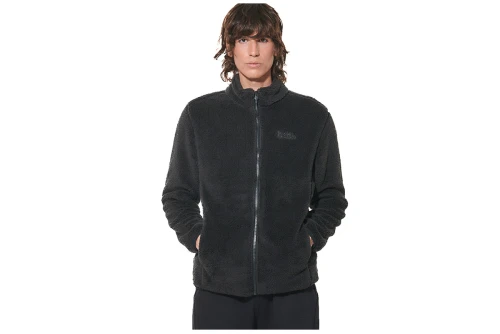 Body Action Fluffy Ζακέτα Sherpa Ανδρική (073630 BLACK-01)