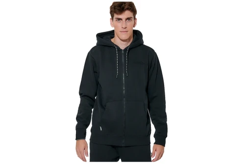 Body Action Through Fleece Ζακέτα Βαμβακερή Ανδρική (073632 BLACK-01)