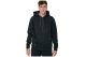 Body Action Through Fleece Ανδρική Βαμβακερή Ζακέτα με Κουκούλα Μαύρη