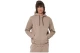 Body Action Through Fleece Ανδρική Βαμβακερή Ζακέτα με Κουκούλα Μπεζ