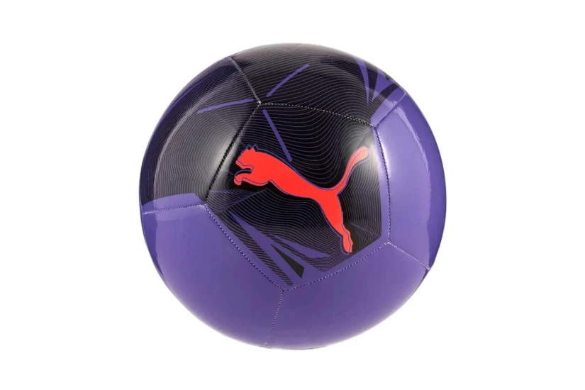 Puma Big Cat Μπάλα Ποδοσφαίρου Μωβ, Μαύρη, Κοραλλί