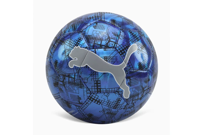 Puma Cup Graphic Μπάλα Ποδοσφαίρου Μπλε, Μαύρη, Γκρι
