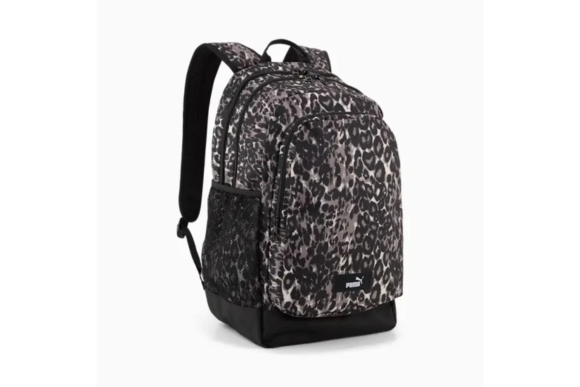 Puma Academy All-Over Print Backpack Μαύρο, Καφέ, Εκρού 29L