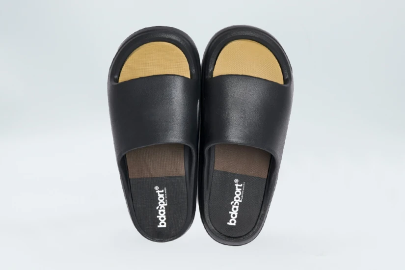 Body Action Summer Slides Unisex Παντόφλες Μαύρες, Μπεζ, Καφέ