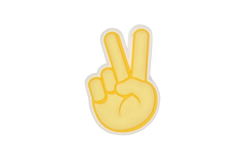 Crocs Jibbitz Peace Hand Sign Καρφίτσα για Crocs