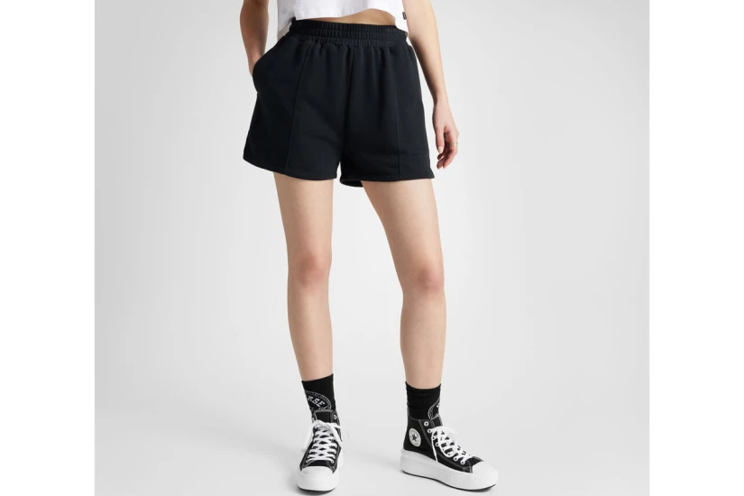 Converse Star Chevron Γυναικείο Αθλητικό Σορτς Μαύρο