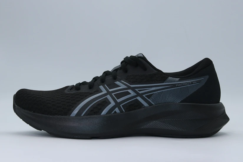 ASICS Patriot 14 Ανδρικά Αθλητικά Παπούτσια για Τρέξιμο Μαύρα, Ανθρακί