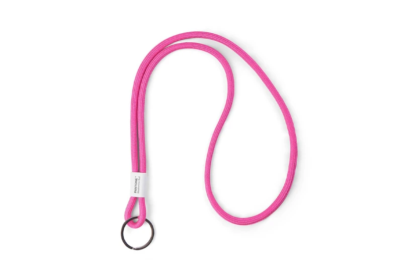 Pantone Key Chain Long Μπρελόκ Μόδας (101310001 RHODAMINE RED)