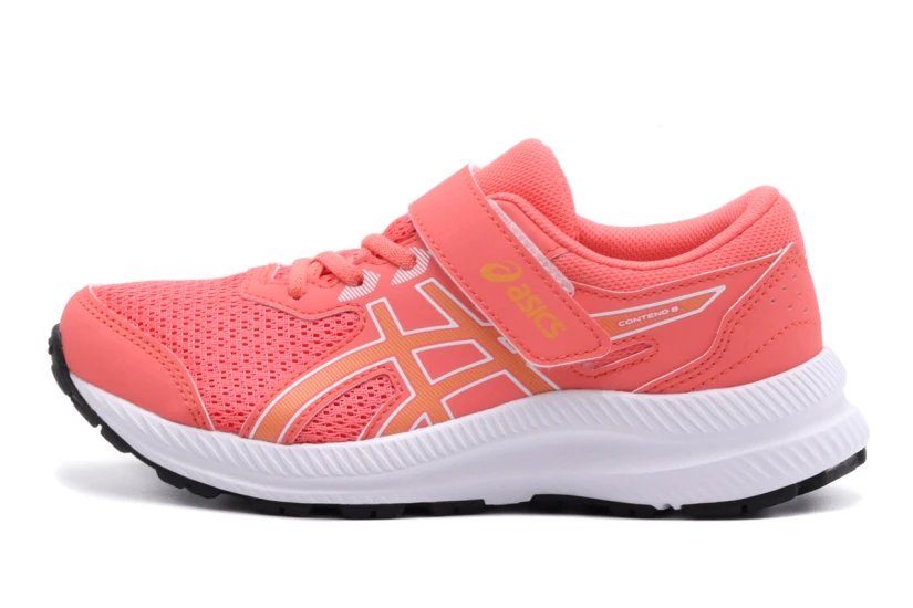 ASICS Contend 8 Παιδικά Αθλητικά Παπούτσια Για Τρέξιμο Ροζ, Λευκά