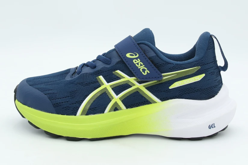 ASICS Gt-1000 14 Παιδικά Αθλητικά Παπούτσια για Τρέξιμο Μπλε Σκούρο, Φυτρί, Λευκό