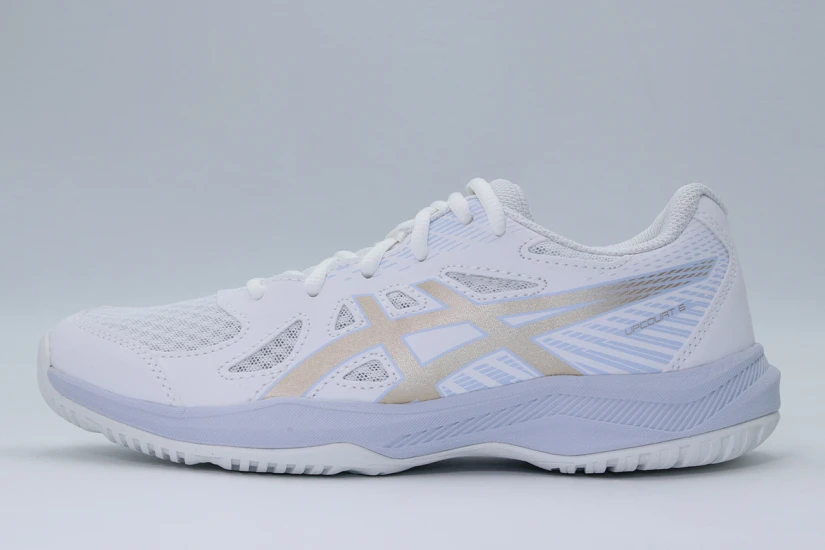 ASICS Upcourt 6 Αθλητικά Παπούτσια για Βόλεϊ Λευκά, Χρυσά
