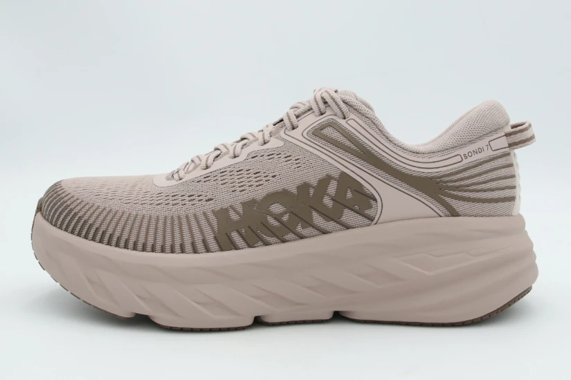 Hoka One One Bondi 7 Ανδρικά Αθλητικά Παπούτσια για Τρέξιμο Σάπιο Μήλο, Καφέ