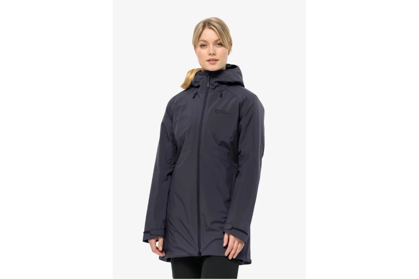 Jack Wolfskin Heidelstein Ins Γυναικείο Μπουφάν Puffer Μαύρο