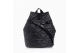 Frnc Signature Water-Repellent Satin Backpack (1123 BLK)