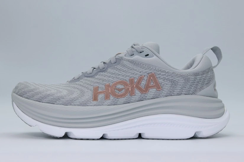 Hoka One One Gaviota 5 Αθλητικά Παπούτσια για Τρέξιμο Μπεζ, Λευκά