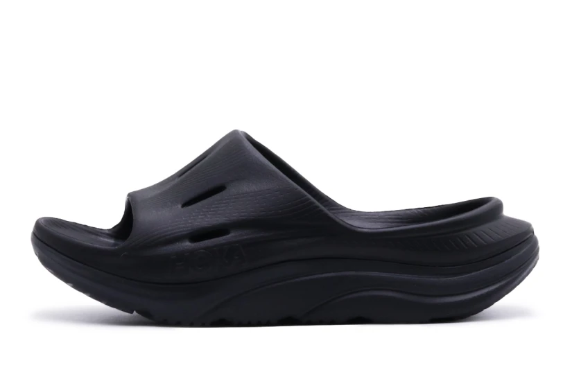 Hoka One One Ora Recovery Slide 3 Unisex Παντόφλες Μαύρες