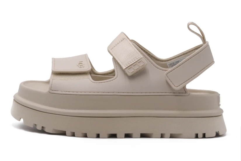 Ugg Goldenglow Γυναικεία Σανδάλια Εκρού