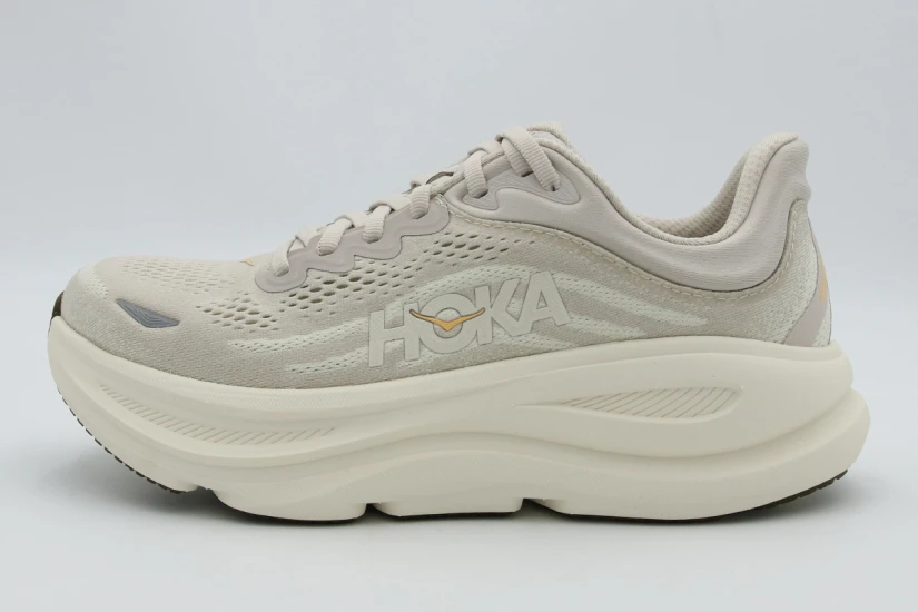 Hoka One One Bondi 9 Γυναικεία Αθλητικά Παπούτσια για Τρέξιμο Μπεζ, Εκρού